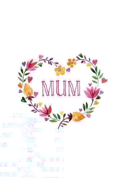 Mum Floral Mothers Day Card 8844 created by Russet and Gray