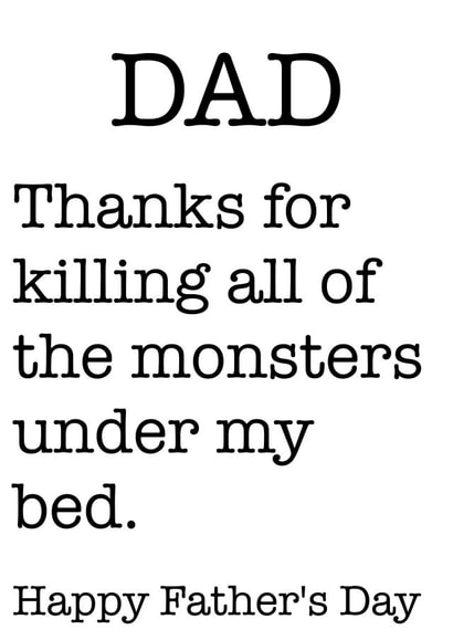 Dad Male Father's Day Card 31460 created by If Dogs Could Fly