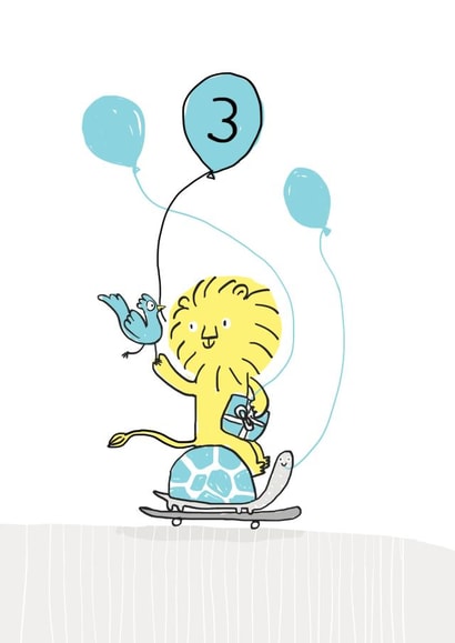 third 3 Birthday Card 25716 created by Sarah Ray