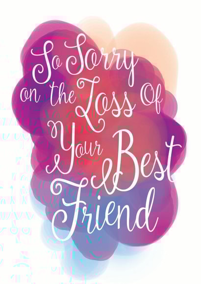 bereavement loss Sympathy Card 5601 created by Lizzie O'Grady