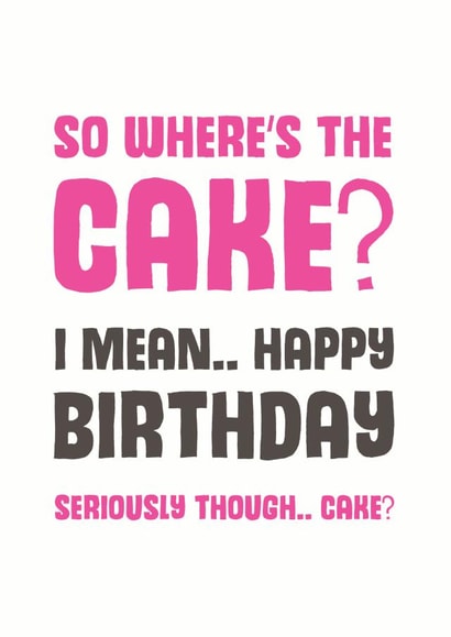 Adult Funny Birthday Card 8969 created by Mostly Beautiful