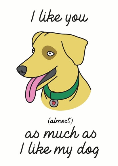 dog animal Anniversary Card 31795 created by Peabody Studio