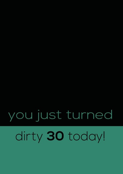 30 Male Birthday Card 30813 created by Rabal