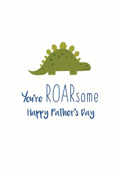 Roarsome Dinosaur Father's Day card created by Miss Shelly Designs