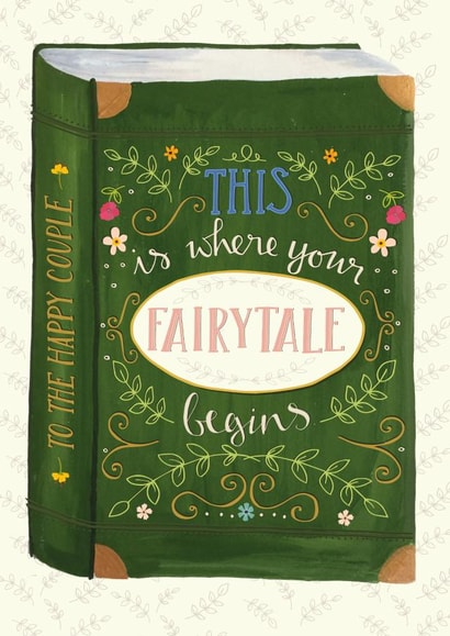 Fairy tale wedding book created by Claire Lefevre
