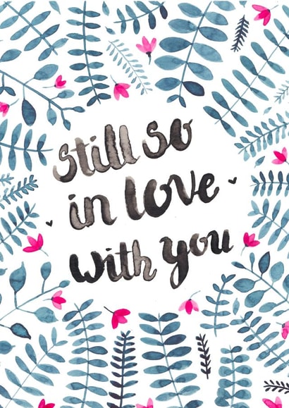 anniversary love Valentines Day Card 30194 created by Elena O'Neill