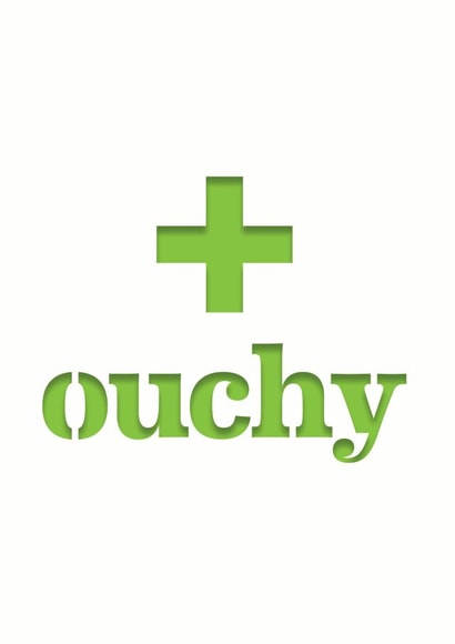 ouchy soon Get Well Card 9371 created by Kyleigh Orlebar