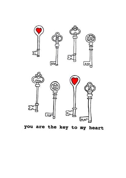 husband wife Anniversary Card 31899 created by Hello Hatty