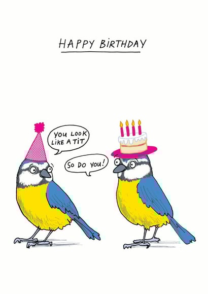 Birthday tits card created by Cardinky
