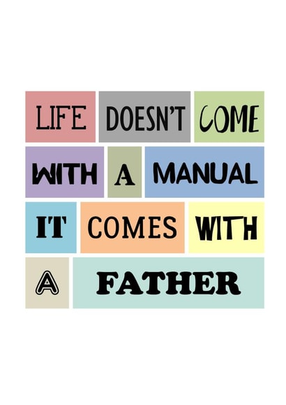 Sentimental Card For Dad - Birthday Card For Dad - Father's Day Card created by SixElevenCreations