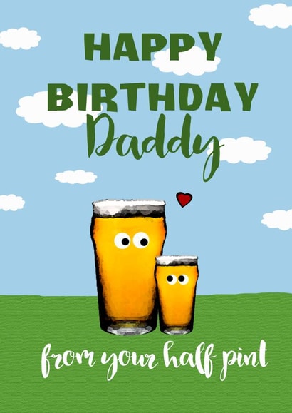 dad lager Birthday Card 7164 created by Giddy Kipper