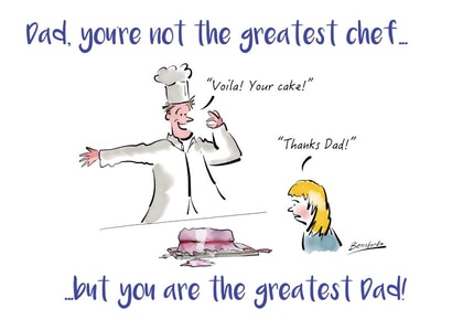 Father Dad Father's Day Card 5910 created by Beresfordo