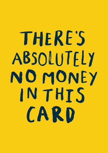 no money Birthday Card 22208 created by Lauren Goodland
