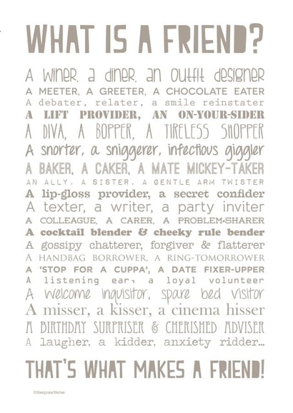 Friend birthday card created by Joanna Miller