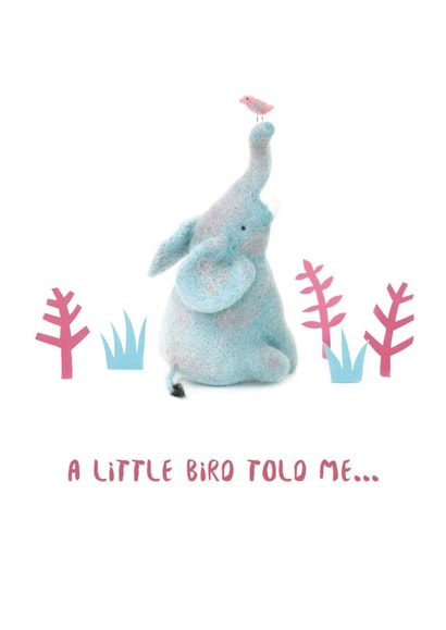 Elephant Congratulations Pregnancy Card 9631 created by Lindsey Thomas