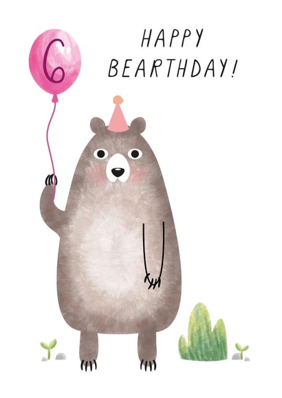 six 6 Birthday Card 7571 created by Chelsey Adams