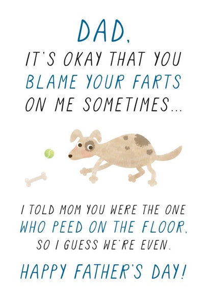 From the dog Father's Day card created by Chelsey Adams