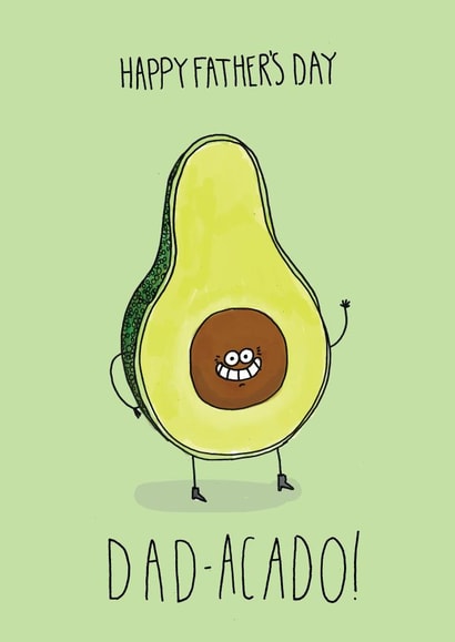 Dad Avocado Father's Day Card 23234 created by 2B Or Not 2B