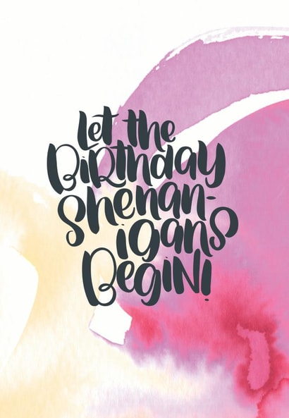 shenanigans fun Birthday Card 9741 created by Paper Pipit