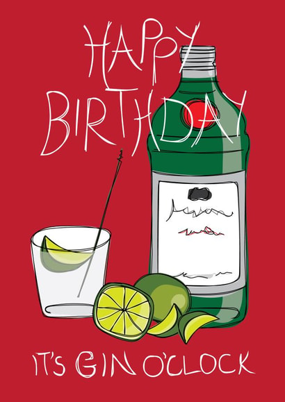 gin alcohol Card 32372 created by Sourpuss