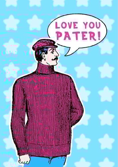 Pater Dad Father's Day Card 30415 created by Meany-Bo-Beany