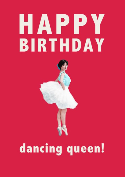Ballet dancing Birthday Card 30421 created by Meany-Bo-Beany