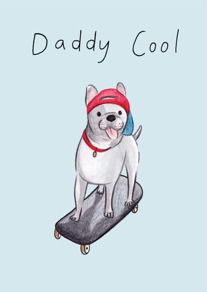 skateboard cool Father's Day Card 32403 created by Chloe Fae Designs