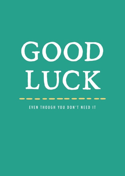 driving test Good Luck Card 3675 created by Zoe Brennan