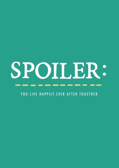 happily ever after - wedding card created by Zoe Brennan