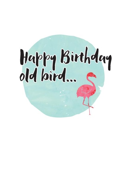 old friend Birthday Card 9908 created by Bonnie Blackbird