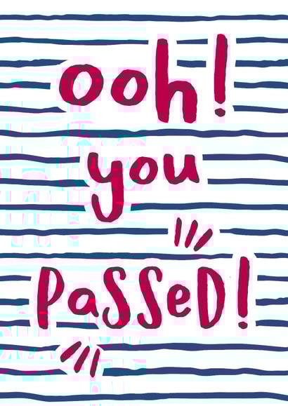 passed you Graduation Card 3822 created by Wink Design - Michelle Roberts