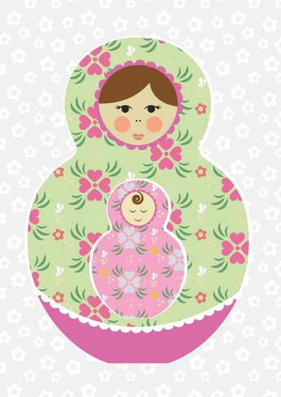 pregnancy congratulations New Baby Card 10154 created by Ink Pudding
