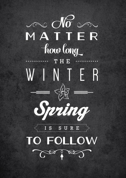 inspirational spring Thinking of you Card 26836 created by LATTE DESIGN