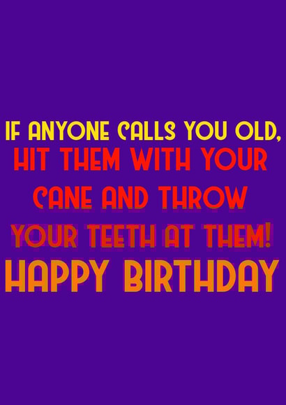 humour old Birthday Card 30439 created by averageashhh