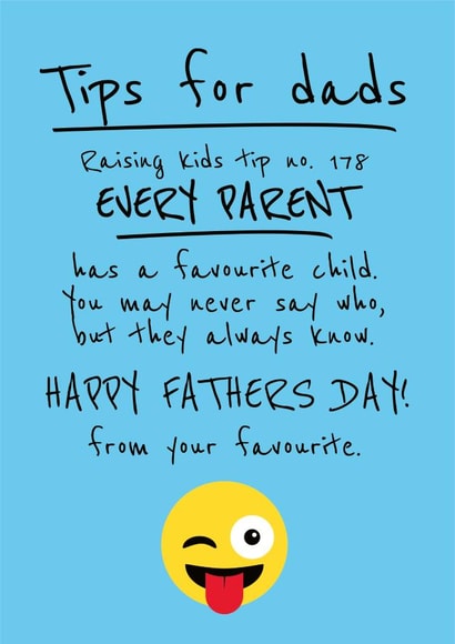 dad funny Father's Day Card 32005 created by RS Graphics