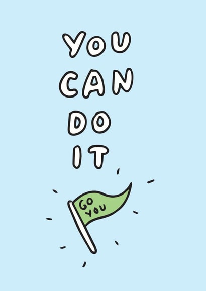 encouragement support Good Luck Card 5276 created by Veronica Dearly