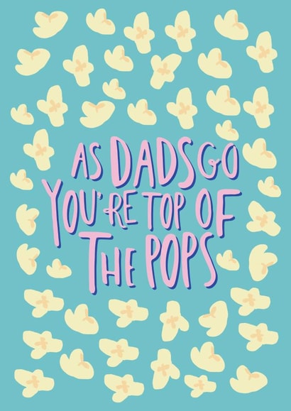 dad popcorn Father's Day Card 27069 created by Coupole Carnaby