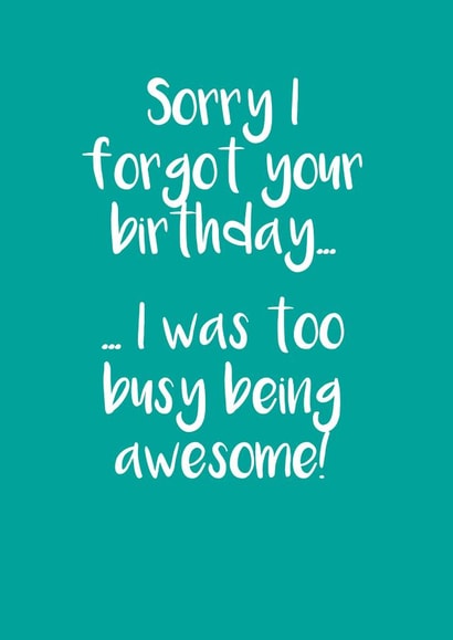 belated i Birthday Card 9623 created by Victoria Keown