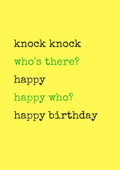 funny joke Birthday Card 29501 created by Hedge & Hog Prints