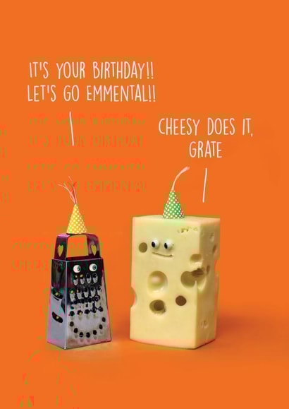emmental cheese Birthday Card 6943 created by Unknown Ink