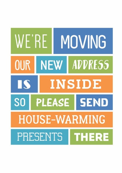 We Are Moving Card - House Move Announcement - Change Of Address created by SixElevenCreations