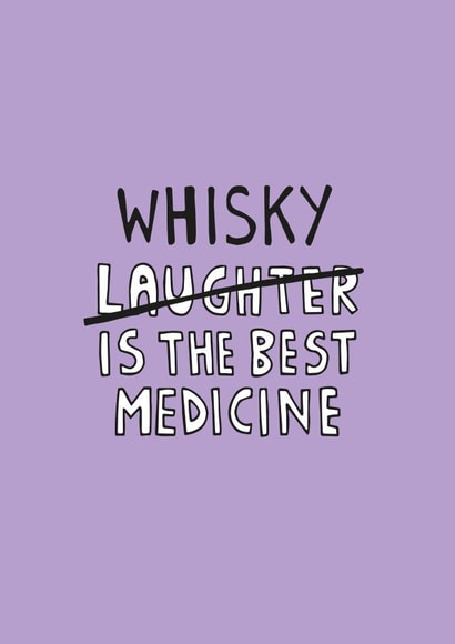 whisky cheer Get Well Card 10143 created by Kerry Stewart