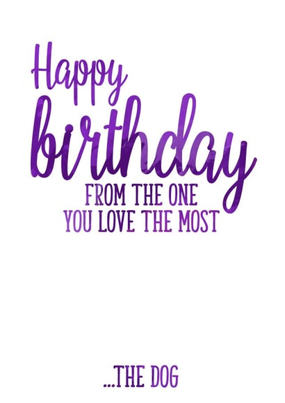 dog pet Birthday Card 3935 created by Ruby Wren Designs