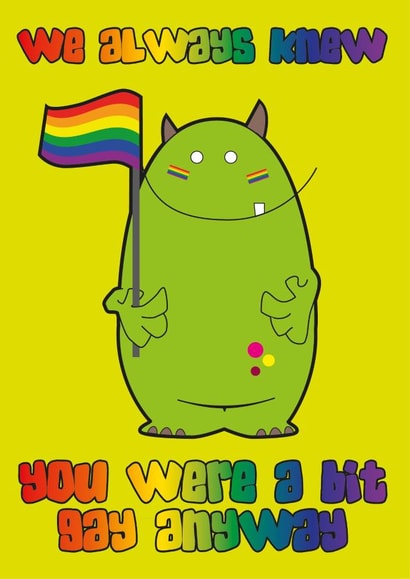 gay homosexual Card 32933 created by Cheeky Little Scamps