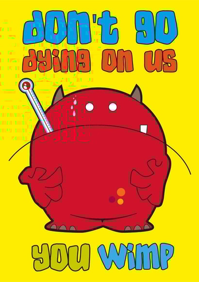 get well Card 32934 created by Cheeky Little Scamps