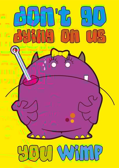 get well Card 32935 created by Cheeky Little Scamps