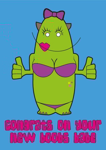 boobs tits Card 32937 created by Cheeky Little Scamps