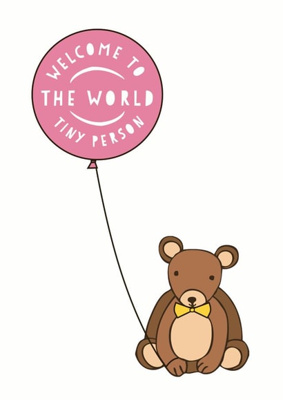 pink cute New Baby Card 10740 created by Amanda