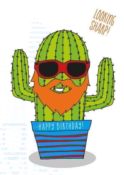 looking sharp Birthday Card 3411 created by Ivorymint cards