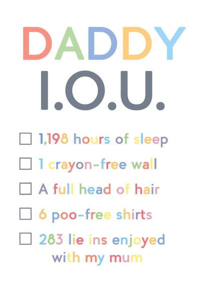 iou baby Birthday Card 7773 created by JosieOnTheRun